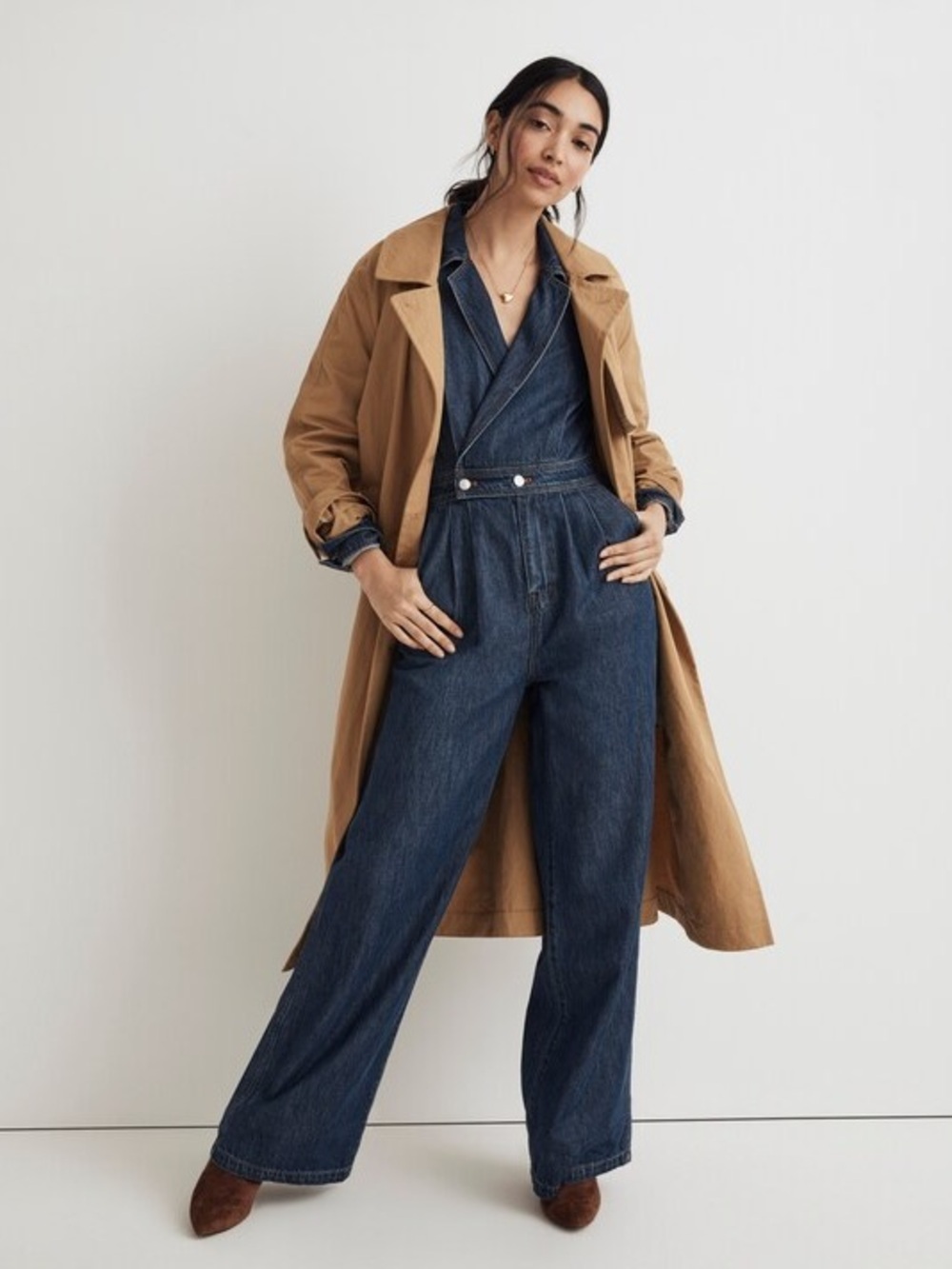 Madewell | Denim Tailored Jumpsuit In Norvell Wash Size 4 NWT